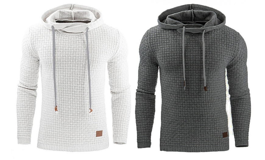 Image 7: Men's Textured Hoodie