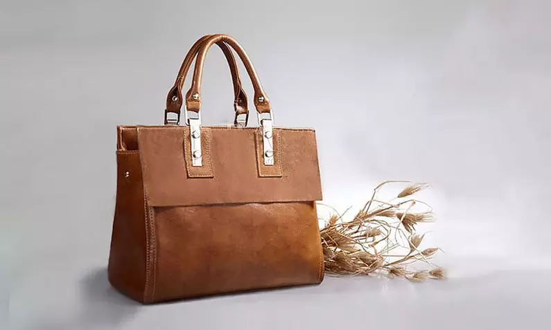 Sac à main en cuir italien pour femmes - Primary Image