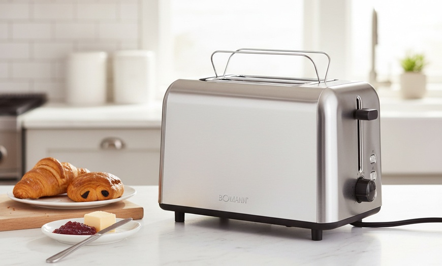 Image 1: Bomann RVS broodrooster