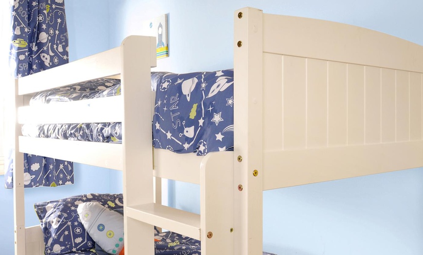 Image 2: Solid Pine Bunk Bed