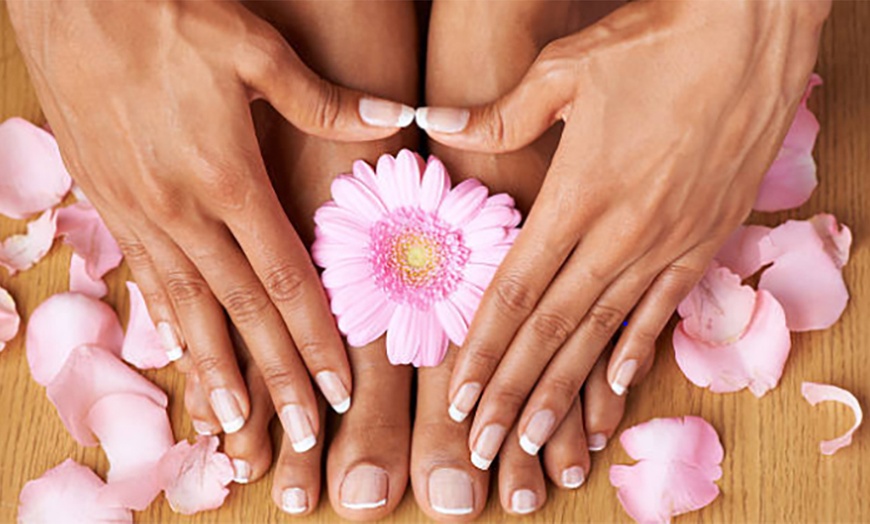 Image 1: Enjoy with Shellac Manicure or Shellac Pedicure or Combo of Both