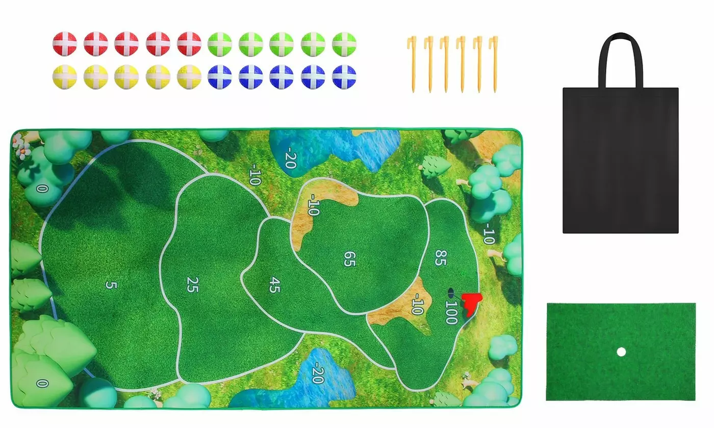 iMounTEK Golf Chipping Game Set for Indoor & Outdoor Practice and Fun