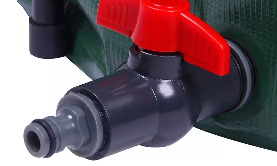 50 Gallon Folding Rain Barrel Water Collector Green