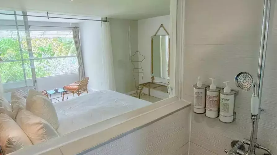 Relax by the water with stunning views and tropical vibes