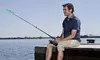 20 PCS LED Night Fishing Bite Bait Alarm 2 Bells Light Rod Tip Clip Alert Ring