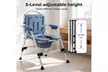 Levede Folding Commode Chair - Adjustable Bedside Toilet Chair - Image 6