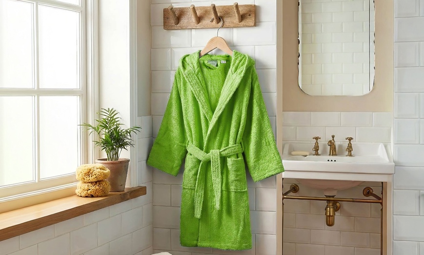 Image 21: Baumwoll-Bademantel für Kinder