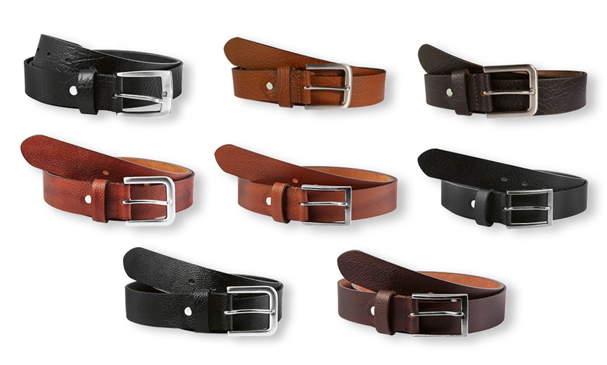 Image 1: Ceinture en cuir Leonardo Verrelli