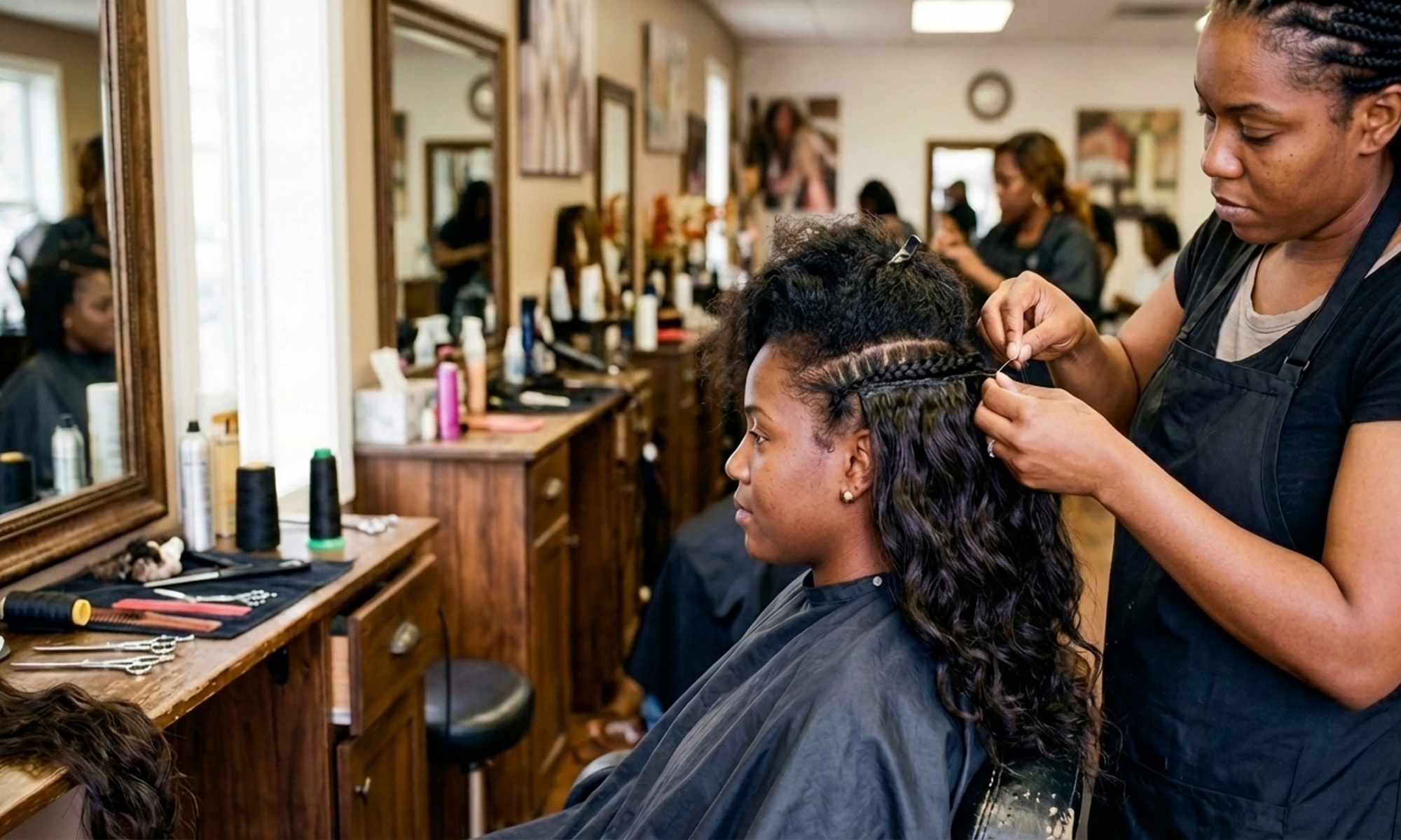 Traditional or Braidless Sew In or Crochet Braids HH Feather Crochet