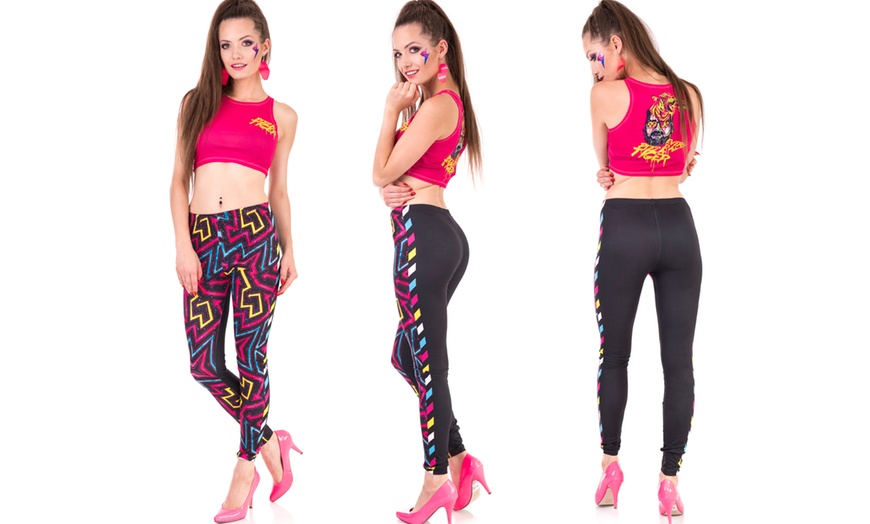 Image 17: Kukubird Novelty Leggings