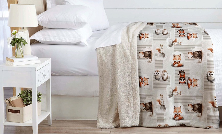 Image 15: Manta Sherpa suave y cálida