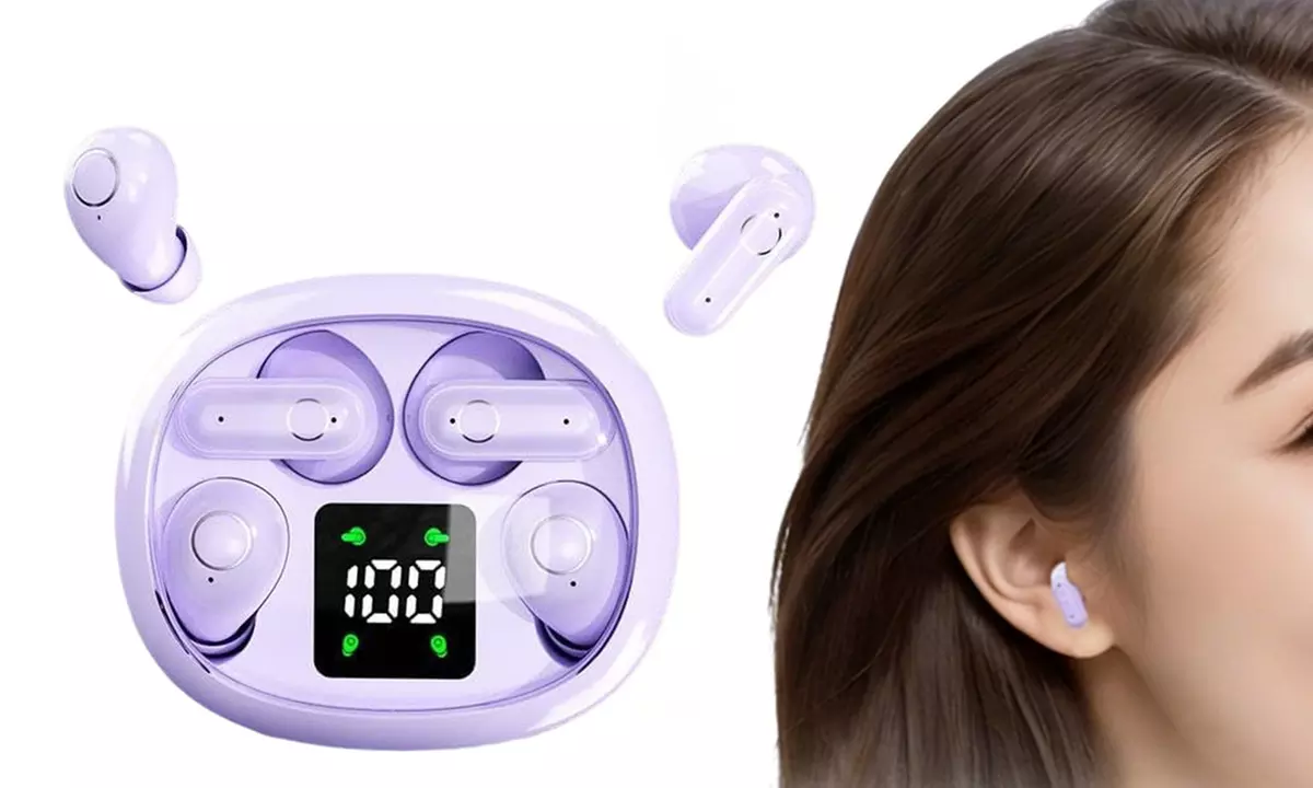 2-in-1 TWS Wireless Earbuds Set with LED Display Charging Case