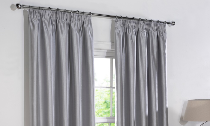 Silk Like Blackout Curtains Groupon Goods