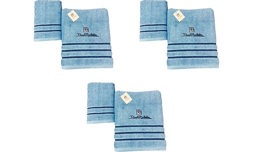 Image 7: 3 ou 5 ensembles de 2 serviettes Renato Balestra
