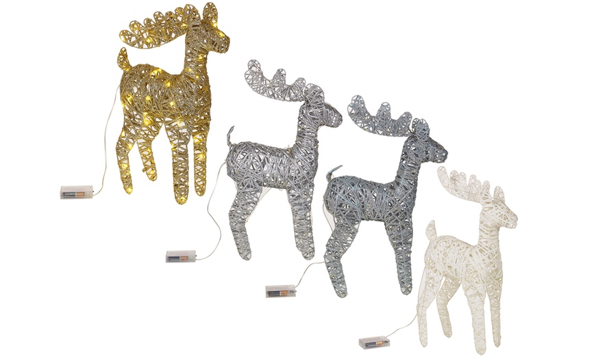 Image 2: LED Standing Christmas Reindeer