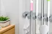 iMounTEK Wall Mount Mop Broom Holder with 5 Slots and 6 Utility Hooks - Second Medium