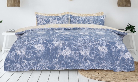 Set copripiumino reversibile Pieridae disponibile in 4 dimensioni e 3 fantasie