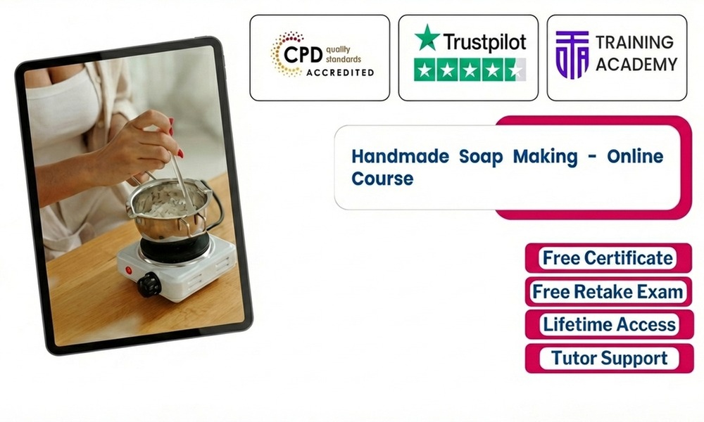 Learn Handmade Soap Making Course or Membership to 2000+ Courses