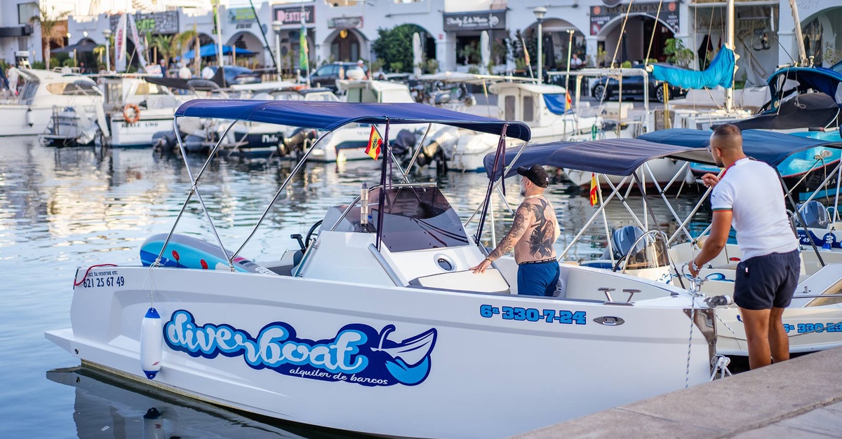 Barco sin licencia para hasta 6 personas en Aguadulce