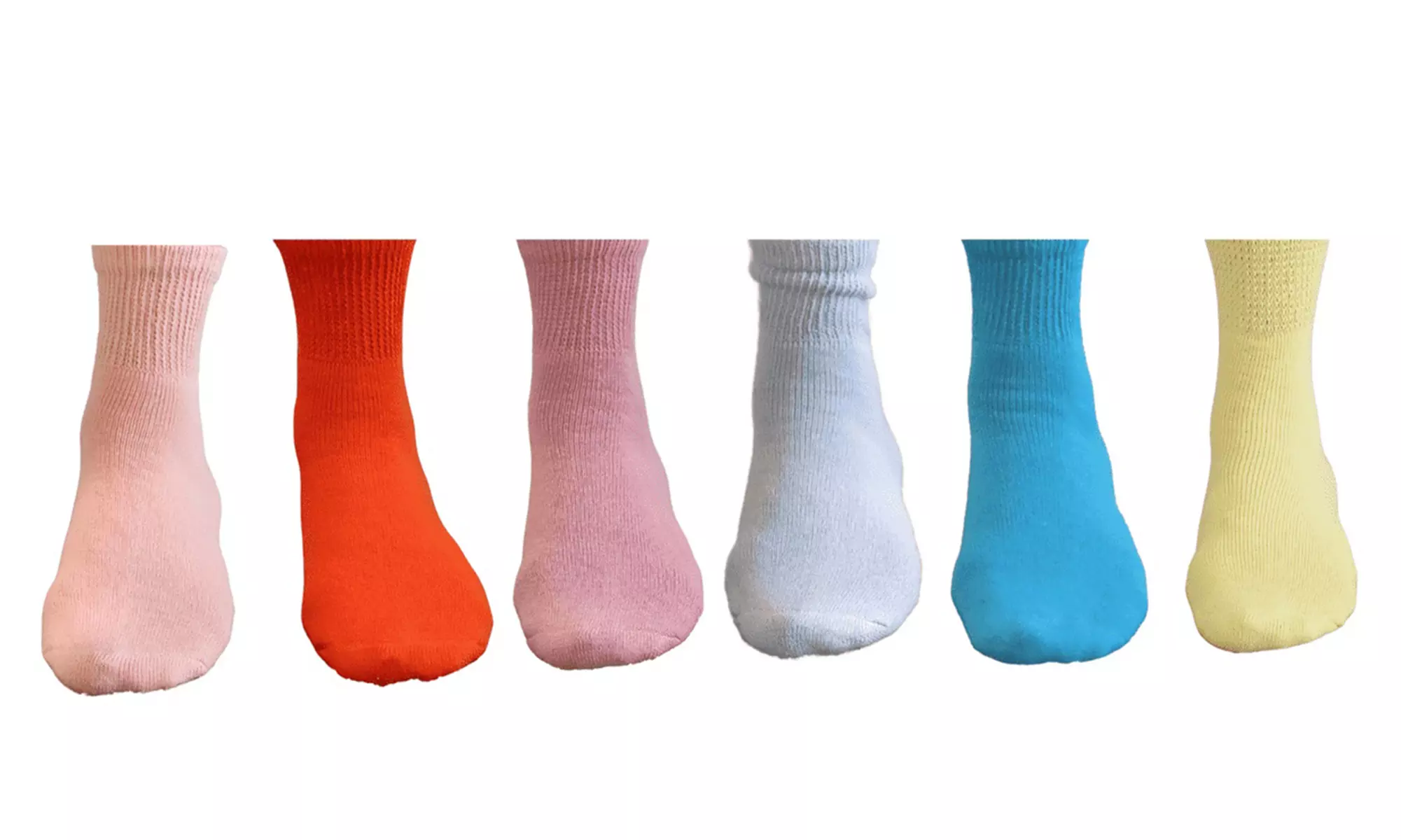 Special Essentials 6 Pairs Non-Binding Diabetic & Circulator Ankle Socks