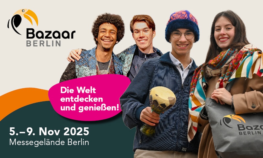 Image 1: Messe Bazaar Berlin: 1 Ticket einlösbar vom 05.-09.11.2025