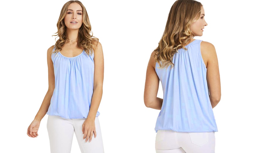 Image 14: Ruched Neck Balloon Vest