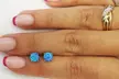 925 Sterling Silver 2.00 CTTW Round Cut Fire Opal Stud Earrings Multiple Options - Second Medium