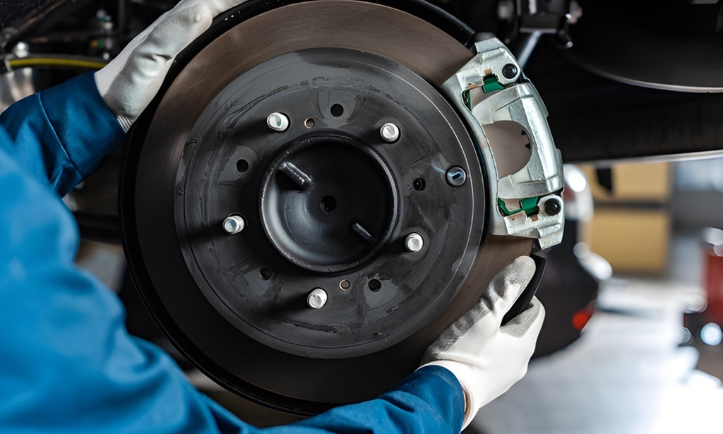 Front & Back Brake Pad or Rotor Replacement at Metal Garage (Up To 35% Off)