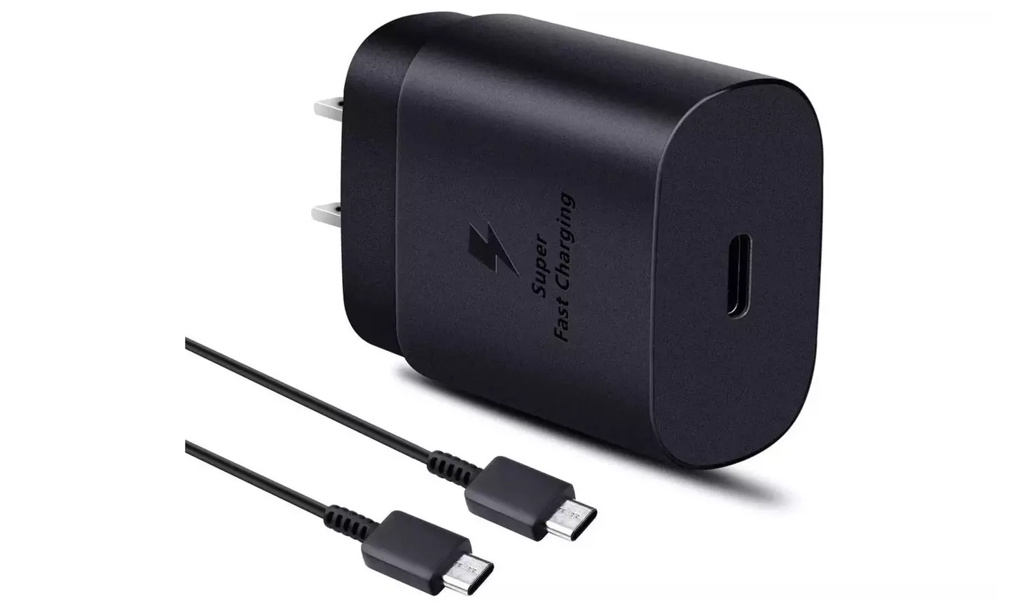 Samsung Dual USB-C Car Charger Type C to C Cables Galaxy S21 S22 Plus S23 Ultra