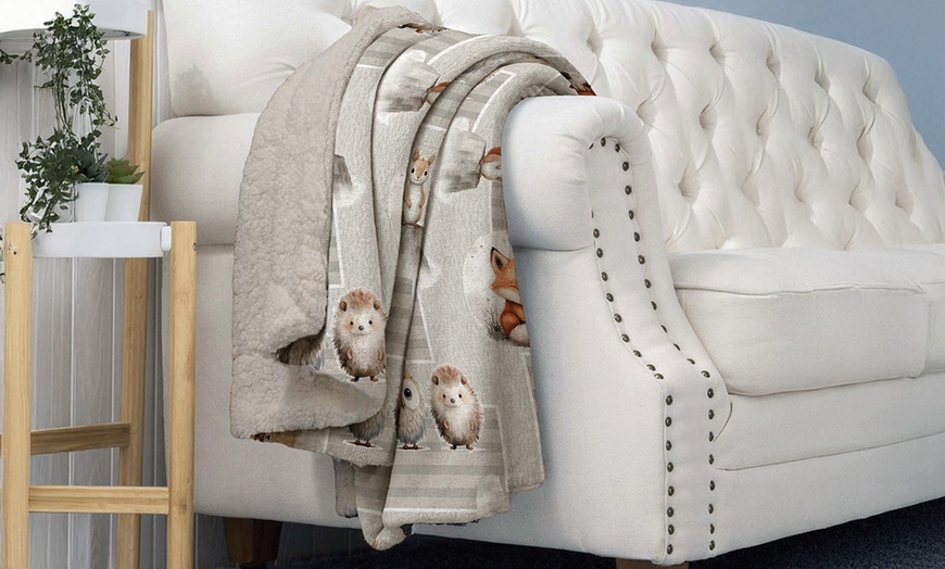 Image 14: Manta Sherpa suave y cálida