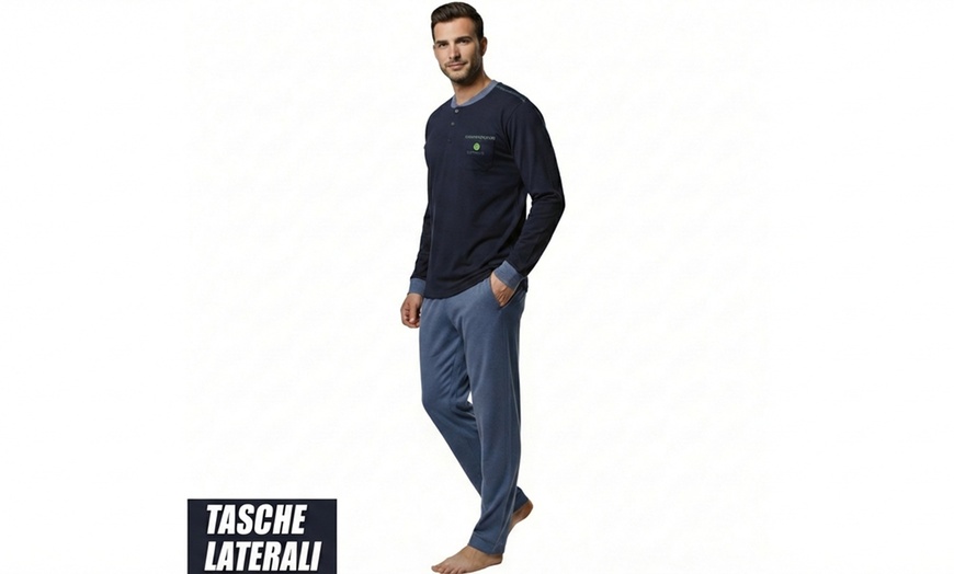 Image 9: Pyjamas en coton Nottingham Uomo