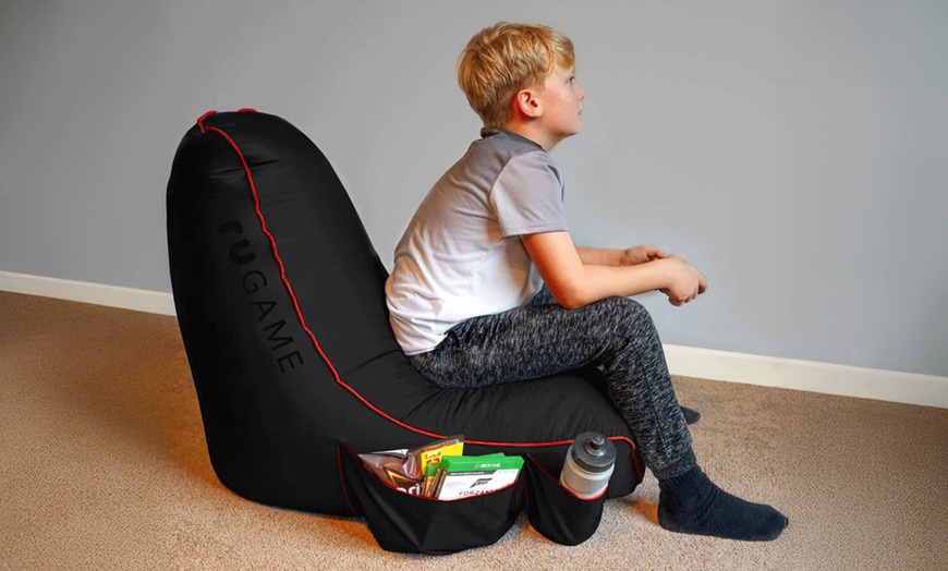 Image 1: Rucomfy Beanbags Kids' Gaming Bean Bag Chair