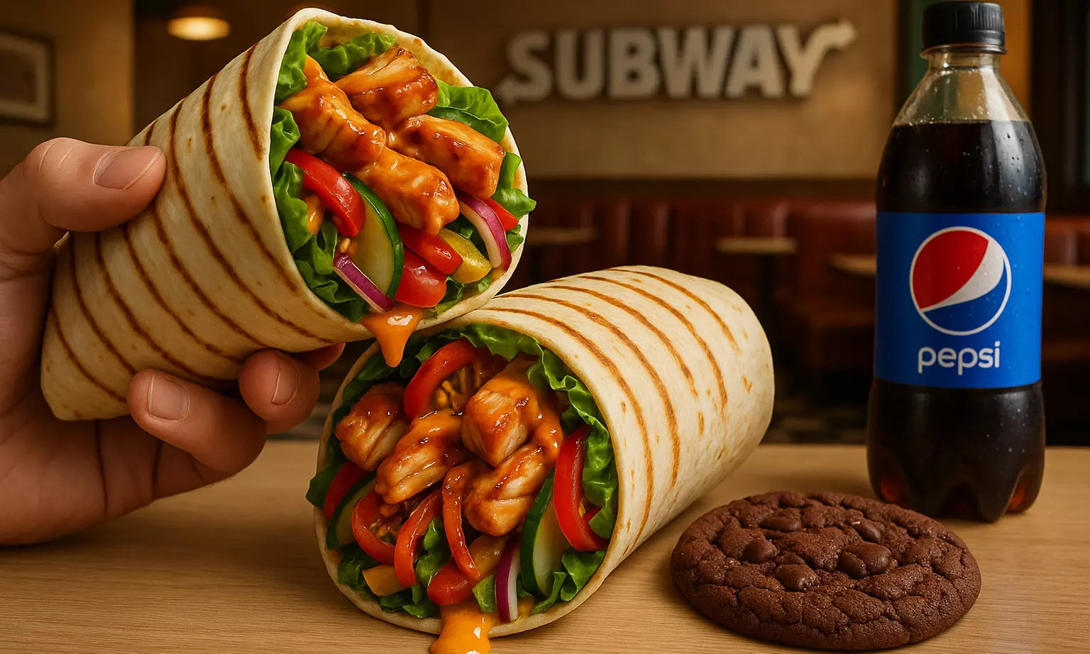 Wrap, Cookie & Getränk für 1-4 Personen bei Subway Leverkusen