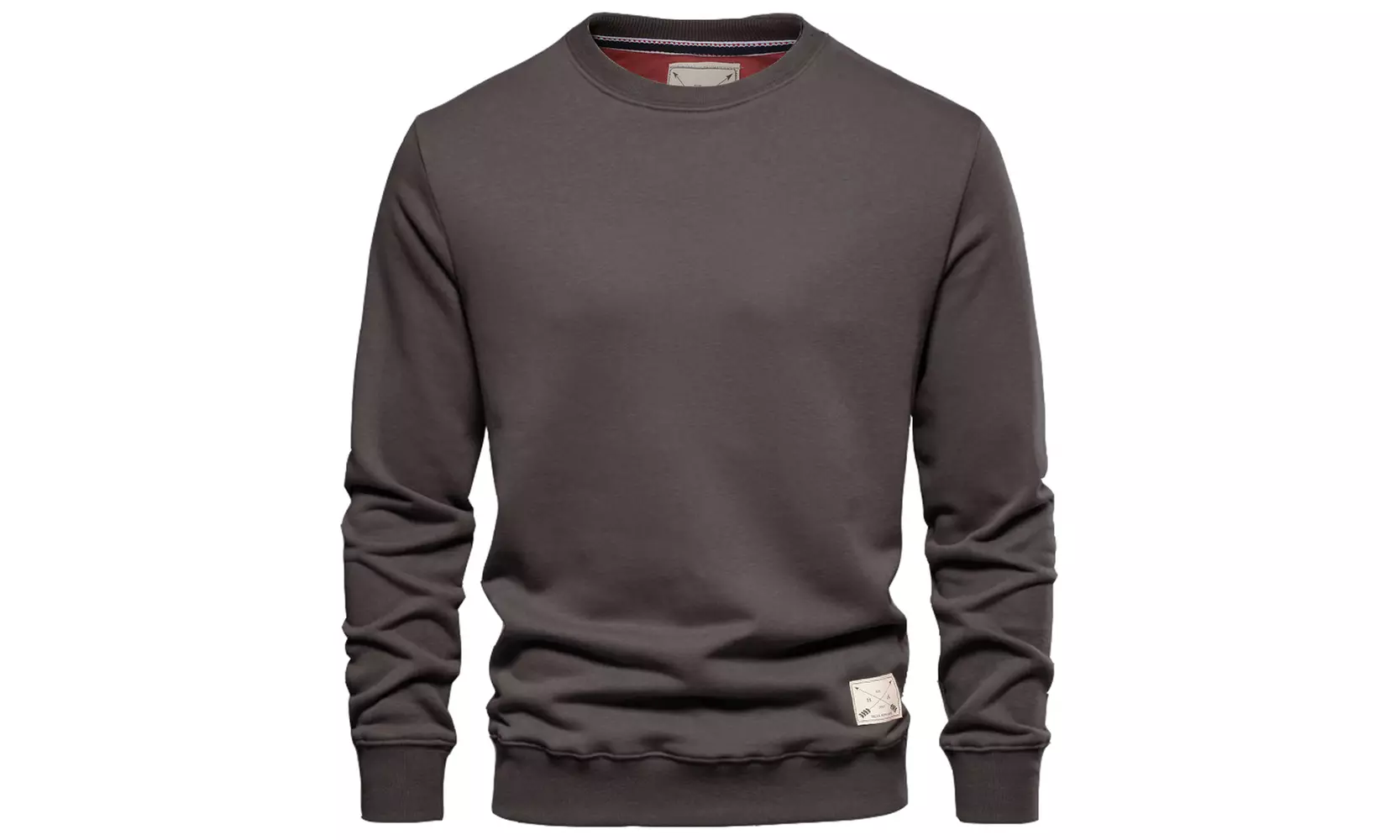 Herren-Pullover mit Rundhalsausschnitt