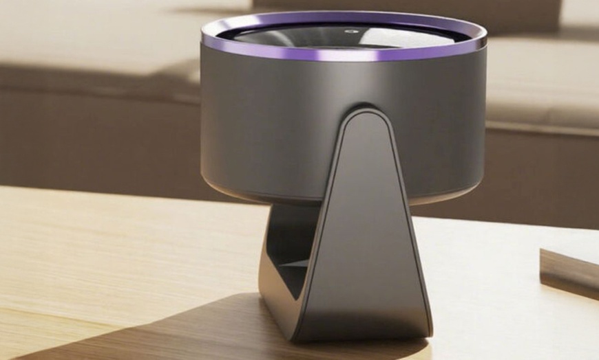 Image 3: Mini Rechargeable Desktop Fan