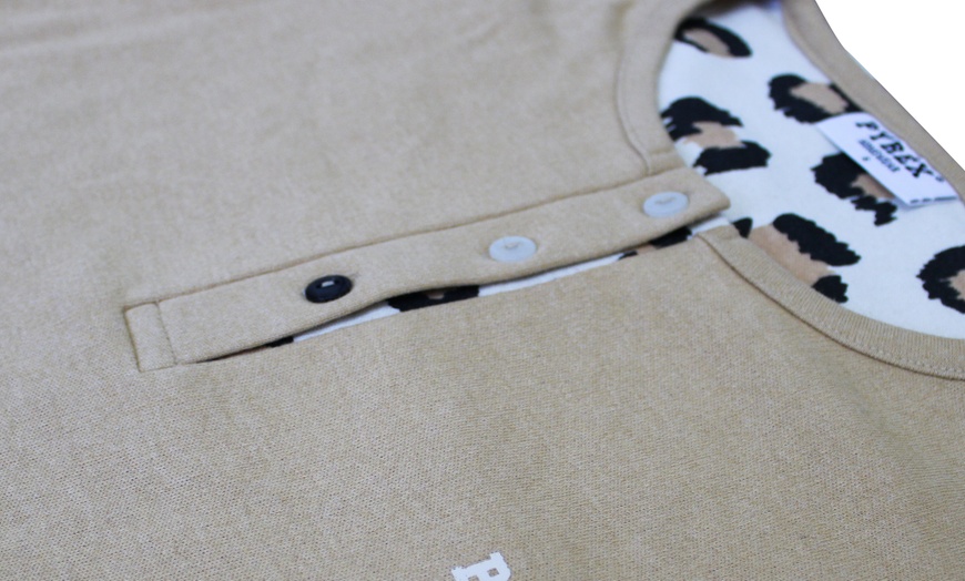 Image 8: Pyjama d’hiver femme en coton interlock Pyrex