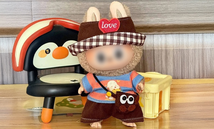 Image 1: One- or Three-Pack Clothing for Labubu Dolls