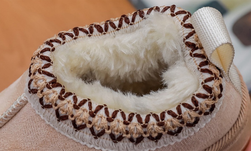 Image 7: Kid's Warm Fleece Lined Platform Boots