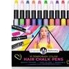 Image 5: Girl Zone 10-Piece Hair Chalk Pens, Vibrant and Metallic Colours