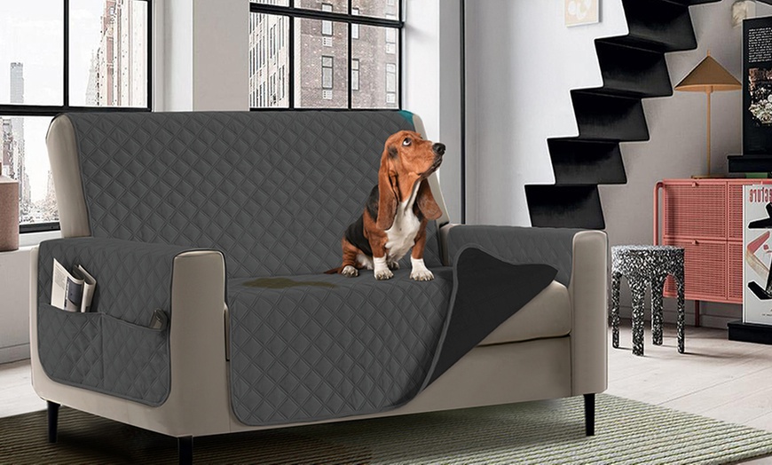 Image 12: Waterdichte, vlekbestendige en gewatteerde bankhoes