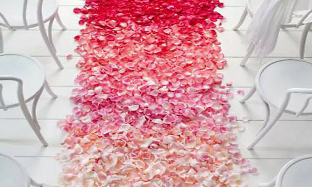 1000-5000pcs Various Colors Silk Flower Rose Petals Wedding Party Decorations