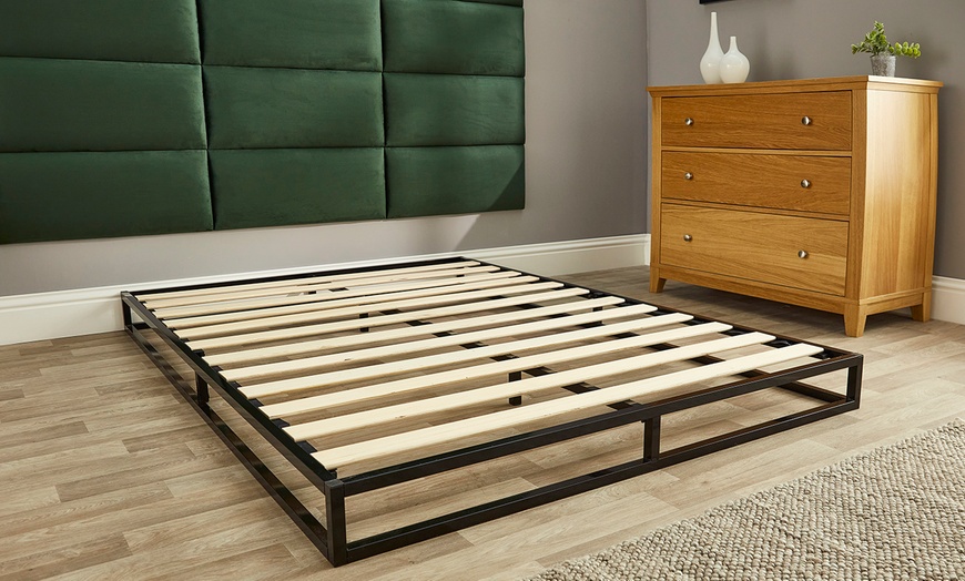 Image 4: Metal Platform Bed