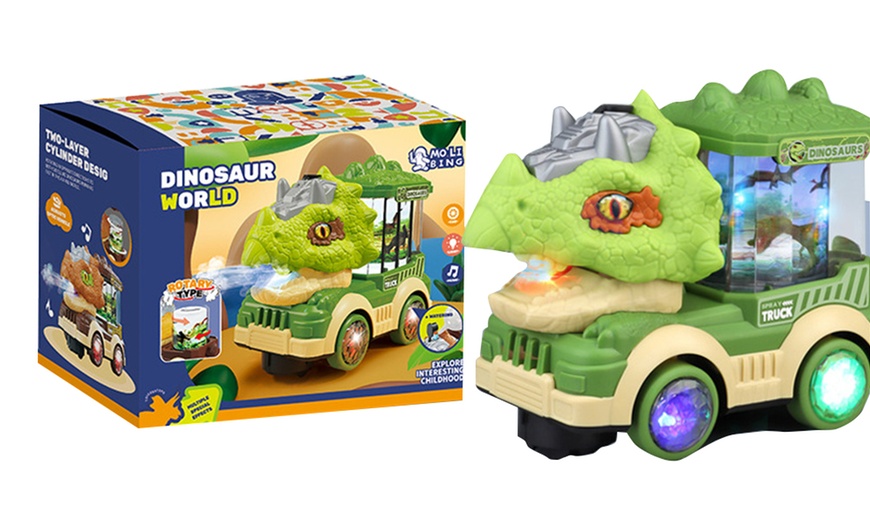 Image 6: Interactive Dinosaur Car Toy