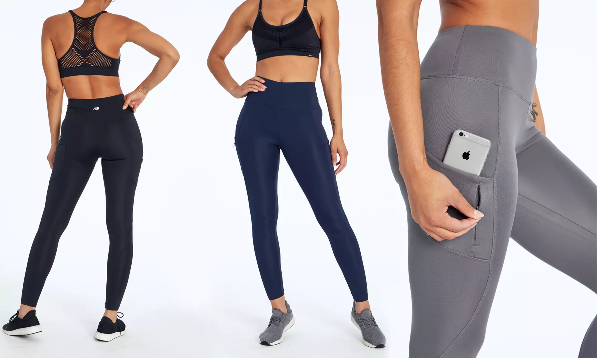 Marika High-Rise Tummy-Control Zipper-Pocket Leggings. Plus Sizes Available. - Primary Image