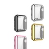 Image 1: 4 Pack Full Face Screen Protector Case Protective Bumper Cover for Apple Watch