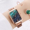 Image 2: Magnetic Clasp Square Watch with Matching Bracelet