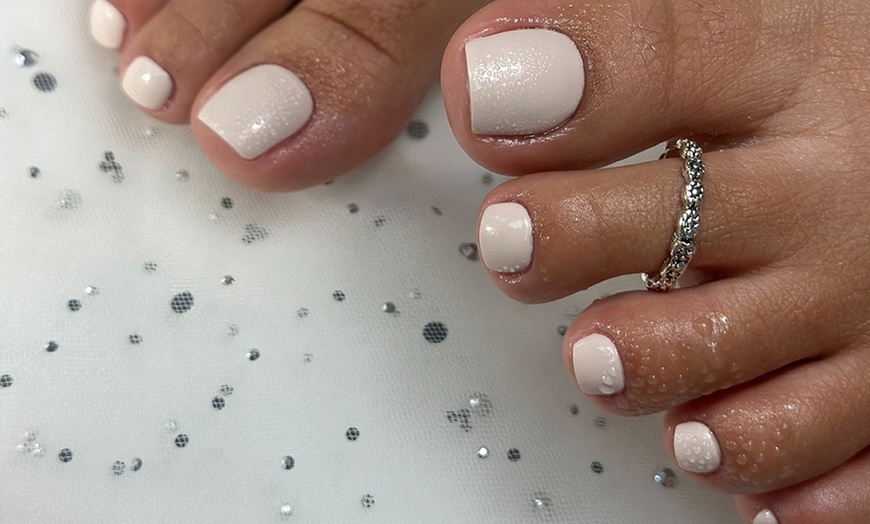 Image 6: Hard Gel Manicure, Gel Pedicure, or Deluxe Mani-Pedi