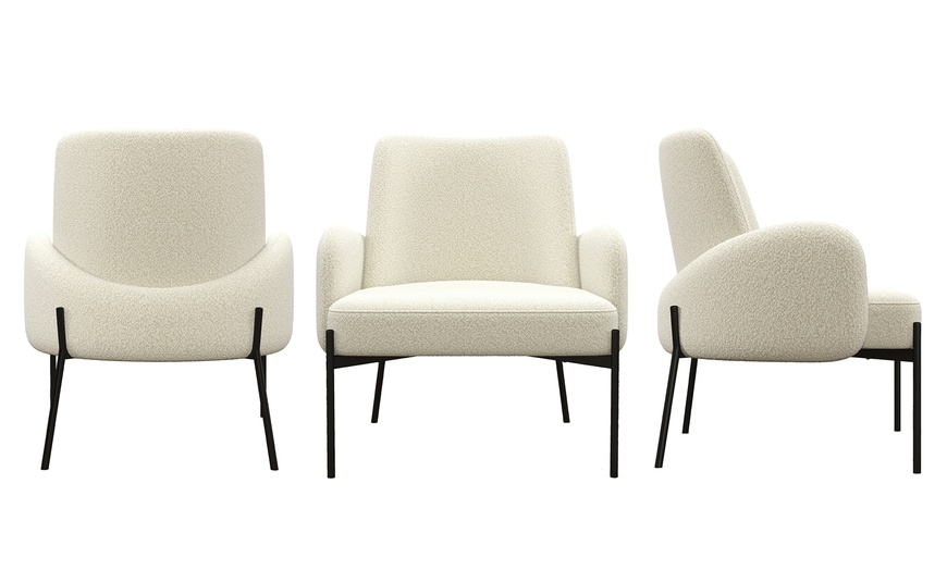 Image 5: Fauteuil en "Alexis" de Doosense en tissu cozy 