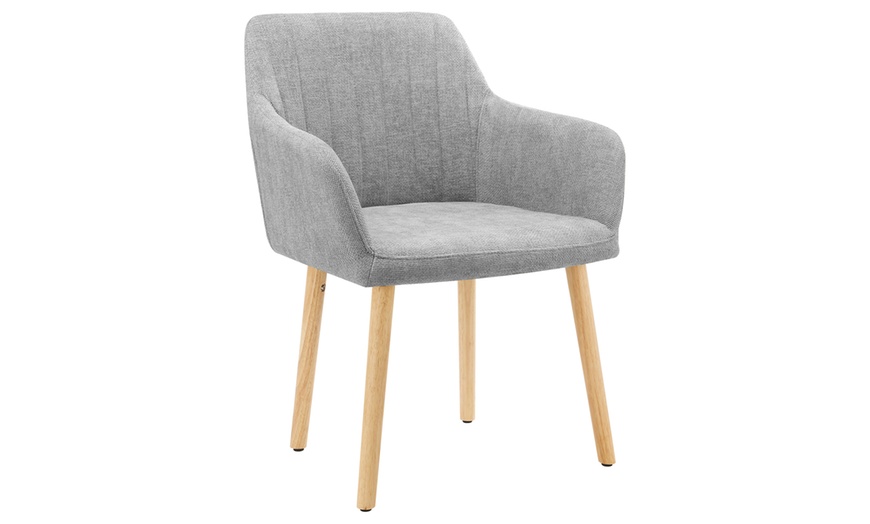 Image 6: 'Dora' eetkamerstoel met Scandinavisch ontwerp