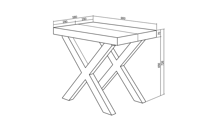 Image 40: Table console extensible 